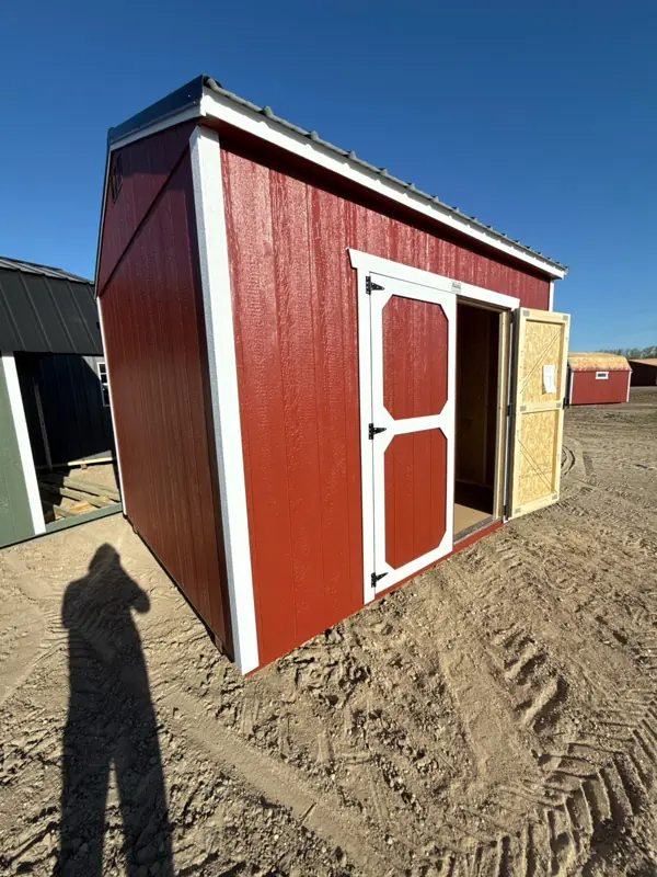 10×12 Utility storage building on the St. Boni lot