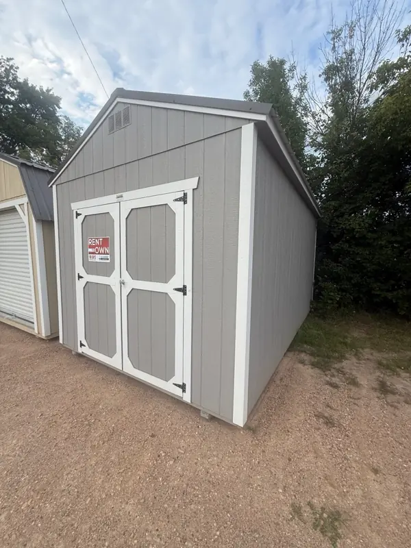 10×16 Utility storage building on the St. Boni lot